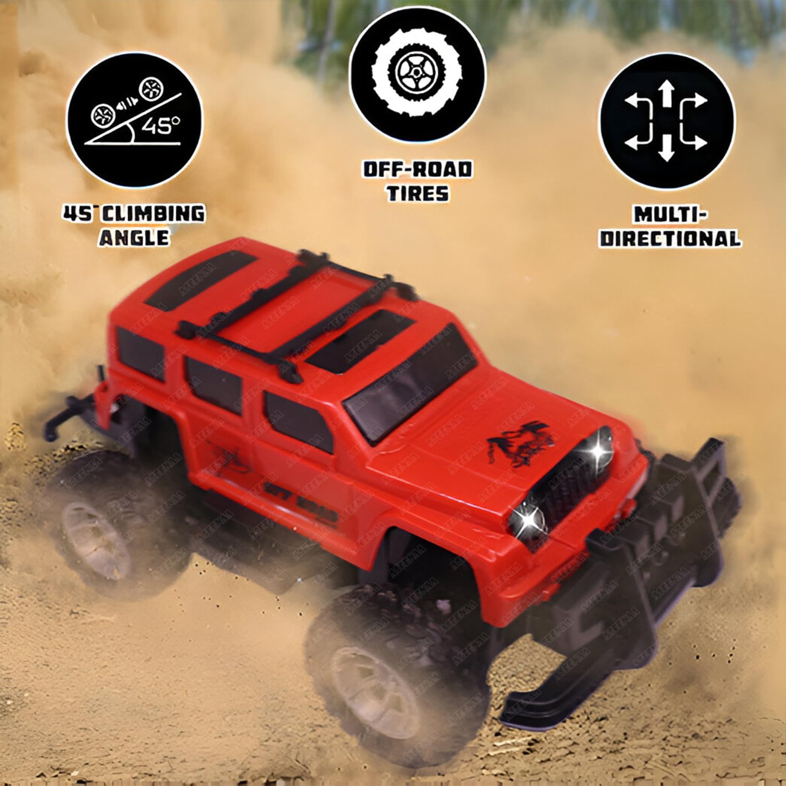 All Terrain RC Car, Rock Climber Radio controlor - Image 4